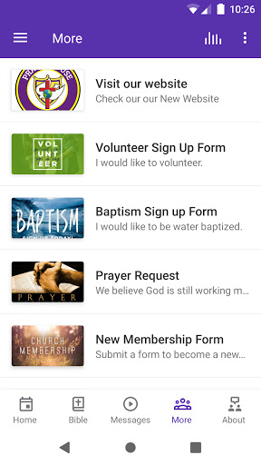 Prayer House COGBF Screen 2