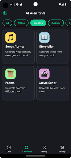 ChatAI - Your AI Assistant Screen 3