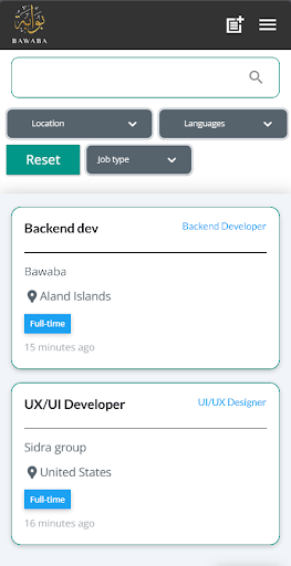 Android application Bawaba screenshort