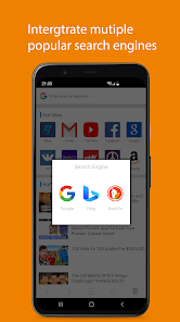 Captura 2 Surf Browser: Fast & Private android