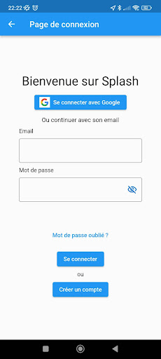 Android application SPLASH screenshort