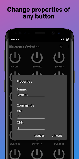 Bluetooth Switches: Arduino 10 Screen 3