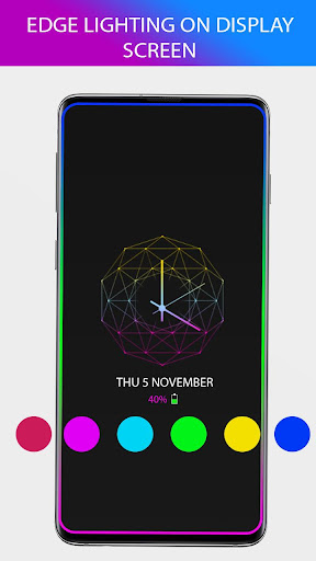 always on display clock screen