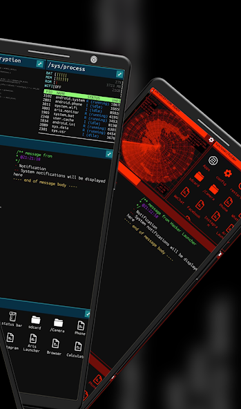 Hack Home - Aris Hacker Launcher capturas de pantalla