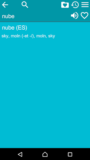 Spanish Swedish Dictionary Screen 3