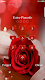 screenshot of Red Rose Heart Pin Lock Screen