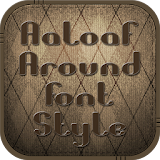 Aaloafaround Font Style icon