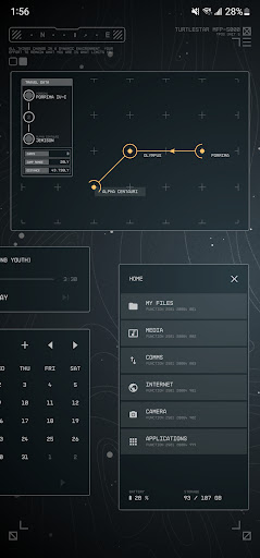Android application NasaPunk for KLWP Pro [Locked] screenshort