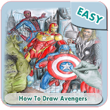 How To Draw Easy Avengers icon