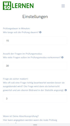 WISO lernen! Screen 3
