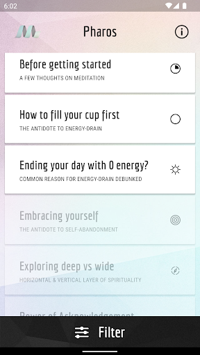 Android application Pharos Coaching screenshort