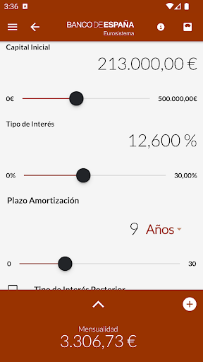 Simulators. Banco de España Screen 3