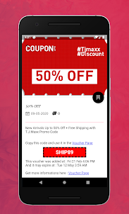 Coupons for T.J.Maxx