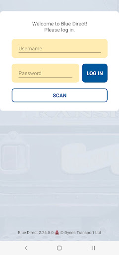 Android application Blue Direct Mobile screenshort