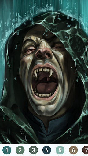 Vampire Paint by Number Screen 3