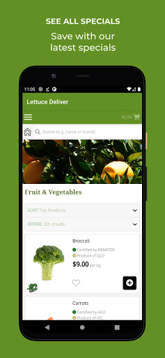 Lettuce Deliver Screen 3