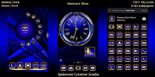 Abstract Blue theme Screen 2