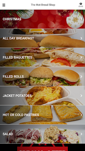 Android application Hot Bread Shop screenshort