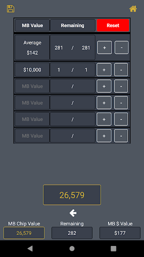 MB Poker Calculator Screen 3