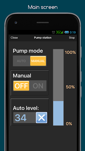 RemoteXY: Arduino control screenshot 2