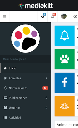 Sistema Patitas Screen 2