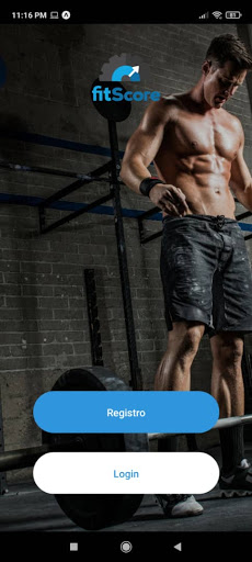 Android application FitScore screenshort