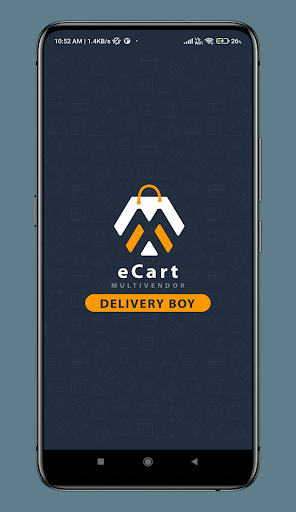 Android application eCart Multivendor Delivery Boy screenshort