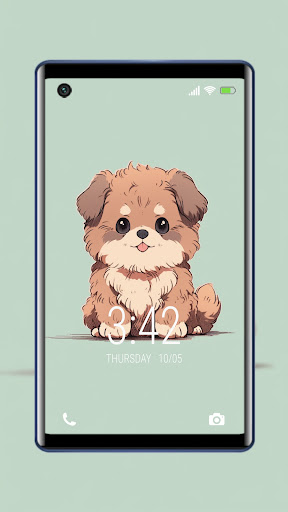 Android application Anime Puppy Wallpaper screenshort
