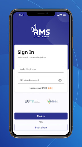 Android application Rekan Distributor screenshort