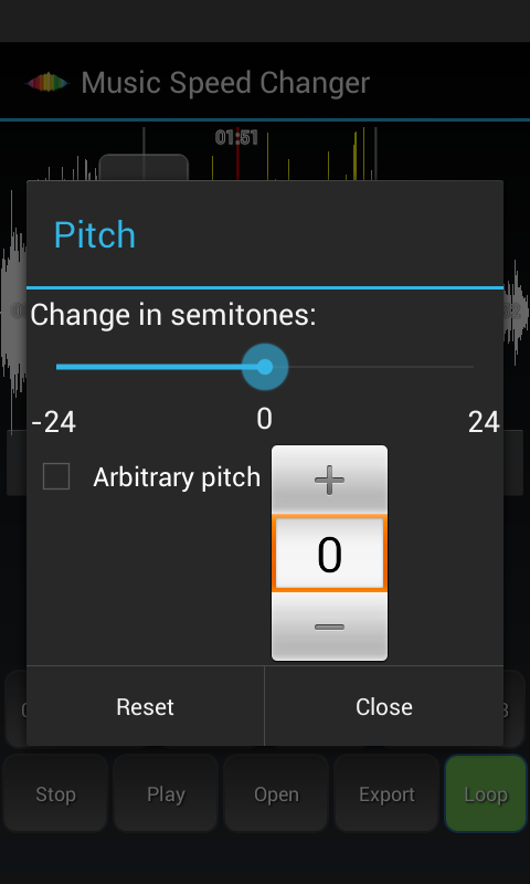 Android application Music Speed Changer Pro screenshort