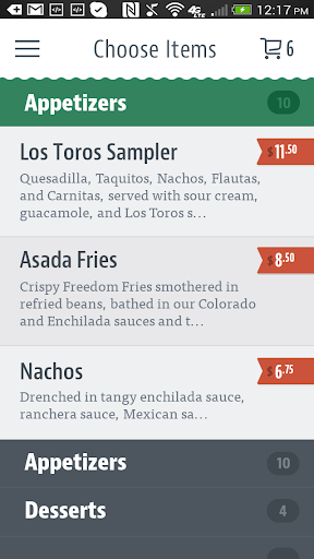 Los Toros Mexican Restaurant Screen 3