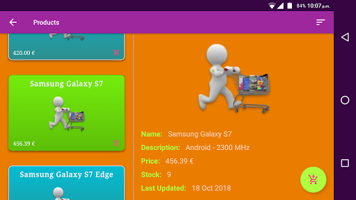 Android application eShop (Demo) screenshort