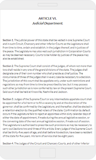 Constitution of Tennessee