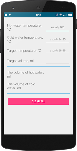 Water for infant formula