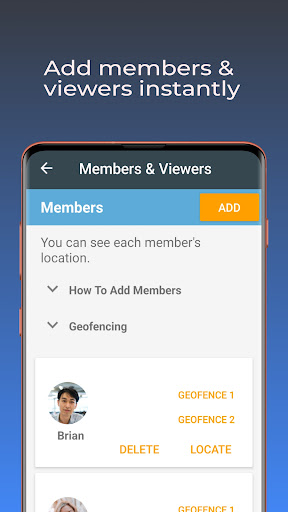 Lilac Location Sharing Screen 2
