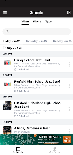 Rochester Jazz Screen 3