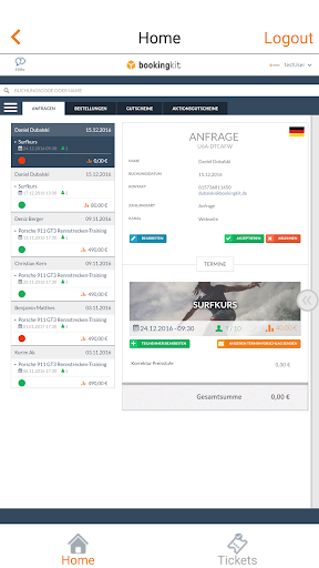bookingkit Screen 3