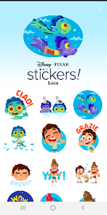 Pixar Stickers: Luca Premium Apk 1