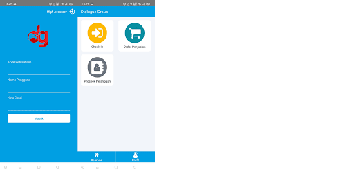 Android application Sales Force screenshort