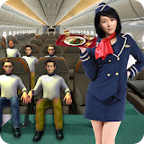 Virtual Air Hostess: Modern Attendant Simulator 3D icon