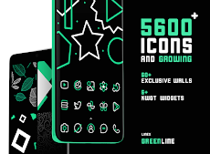 GreenLine Icon Pack : LineXのおすすめ画像1