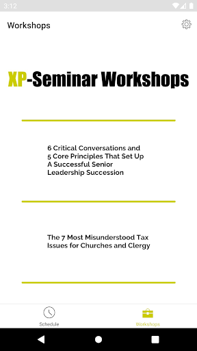 XPSeminar Screen 2