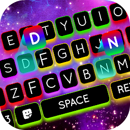 Symbolbild für Neon-Tastatur - Led-Tastatur