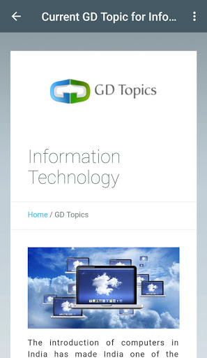 GD Topics - IT Company Group D Screen 3