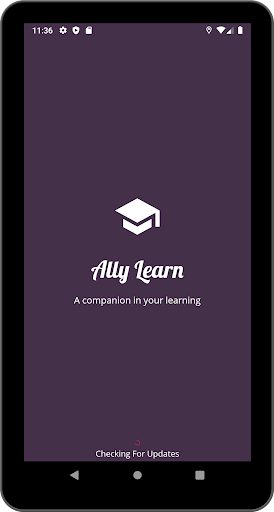 Android application AllyLearn screenshort