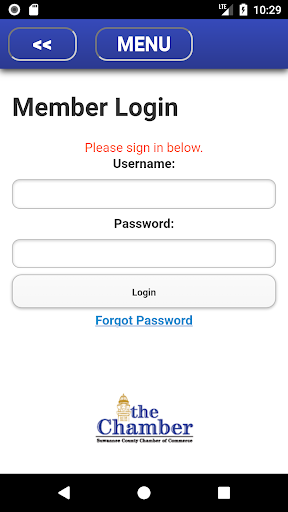 Suwannee Chamber Mobile App Screen 2