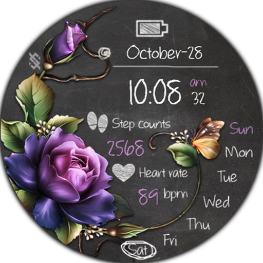 BFF90- Blackboard Art Flower Download on Windows