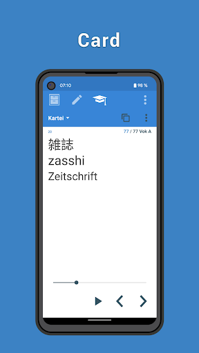 Vocfu: Vocabulary Trainer Screen 3