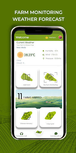Android application Map My Crop screenshort