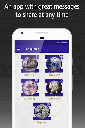 Android application rap quotes, hip hop quotes screenshort